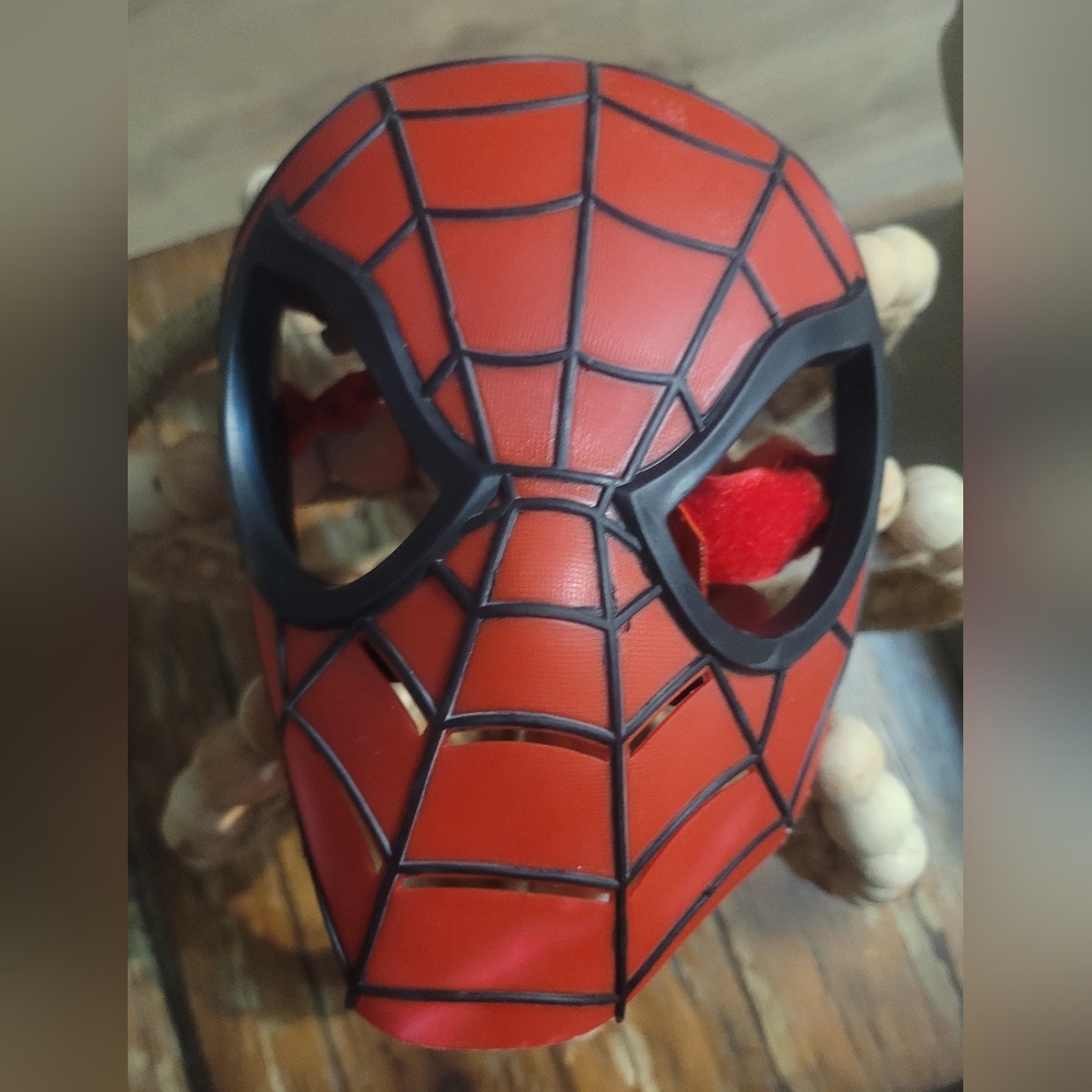 Spiderman Mask Hard Shell Adjustable Halloween